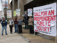 EMERGENCY PICKET AGAINST CANADIAN OCCUPATION OF AFGHANISTAN!